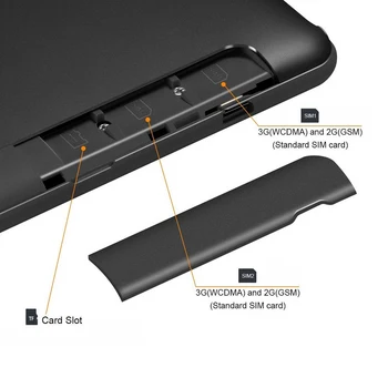 BOBARRY Metaliniu korpusu Tablet 10.1 Colių Telefono Sim Kortelės Telefono Ryšio Tabletę 