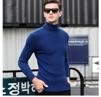 MRMT 2020 prekės rudens ir žiemos nauji vyriški golfo megztinis Plonas megztinis vyrams tai grynas kašmyro dugno megztinis