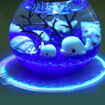 Valentino Dieną Vestuvių Dovanos Kūrybos Gražus Akvariumas Naktį Šviesos Patvarus, Namų Dekoravimo, Modeliavimo Medūzos LED Lempos