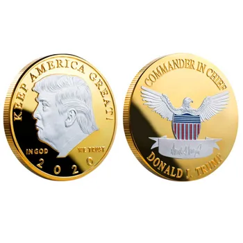 Donald J. Trump 2020 M. Išlaikyti Amerika Labai Vado Aukso Iššūkis Monetos Atminimo Amerikos 45 Pirmininkas Naujovė Monetos