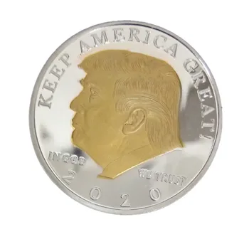 Donald J. Trump 2020 M. Išlaikyti Amerika Labai Vado Aukso Iššūkis Monetos Atminimo Amerikos 45 Pirmininkas Naujovė Monetos