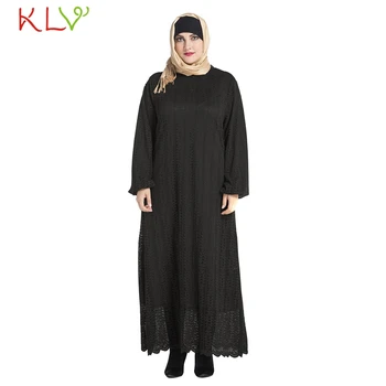 Suknelė Moterims Atsitiktinis Abaja Musulmonų Islamo Jilbab Suknelė ilgomis Rankovėmis vakarėlis Suknelė 2019 M. Vasaros Suknelės Vestidos Skraiste Femme 19A17