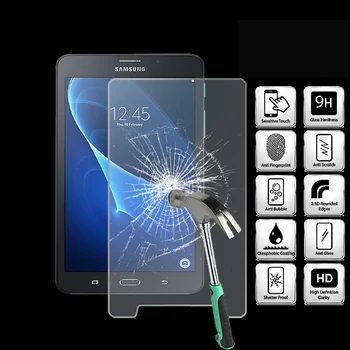 Samsung Galaxy Tab 7.0 (2016 M.) T280 - Tablet Grūdintas Stiklas Screen Protector Cover Ekrano Plėvelės Raštas Guard Dangtis