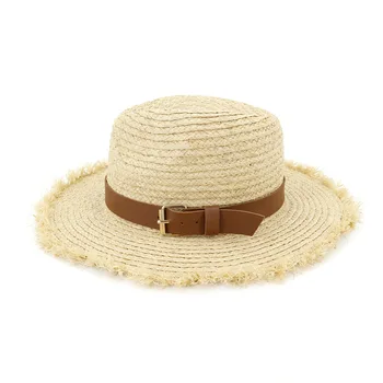 Kelionių vasaros saulės skrybėlę šiaudų skrybėlę atostogų apsauga nuo saulės, paplūdimio skrybėlę džiazo skrybėlę HA82