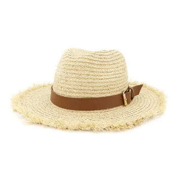 Kelionių vasaros saulės skrybėlę šiaudų skrybėlę atostogų apsauga nuo saulės, paplūdimio skrybėlę džiazo skrybėlę HA82