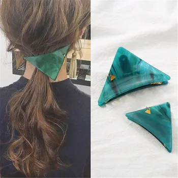 Derliaus Smaragdas Serijos Geometrinės Trikampis Plaukų Segtukai Ir Suvokti Įrašą Moteris, Asmenybė, Temperamentas, Plaukų Segtukas, Plaukų Aksesuarai