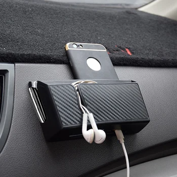 Anglies pluošto modelio mobiliojo telefono laikiklis Automobilyje anglies pluošto modelio automobilių lipni nuimamas mobiliojo telefono laikiklis laikymo maišelis