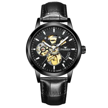 2020 Mados Prabangių Vyrų Automatinis laikrodis Verslo Vandeniui Mechaninė Laikrodžiai Vyrams Plieno Diržas Šviesos Vyrų Laikrodžiai