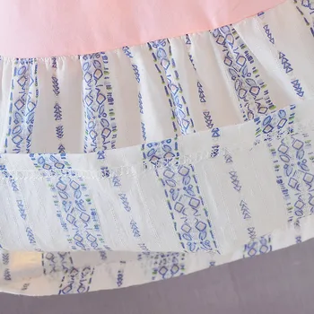 Naujagimio Gril Suknelė Vasaros Dryžuotas Spausdinti Rankovių Princesė Suknelė Atsitiktinis Animacinių filmų Triušių Šalis Suknelės Lankas платье детское