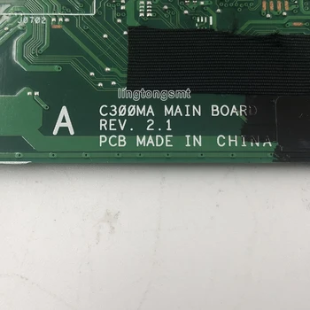 C300MA plokštę Už Asus C300MA C300M mainboard darbas originalus Bandymas EMMC16G N2830/ N2840 CPU 4G RAM rev2.1