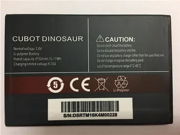 CUBOT Dinozaurų Baterija 4150mAh Naujų Originalių atsarginių atsarginę bateriją CUBOT Dinozaurų mobilusis Telefonas