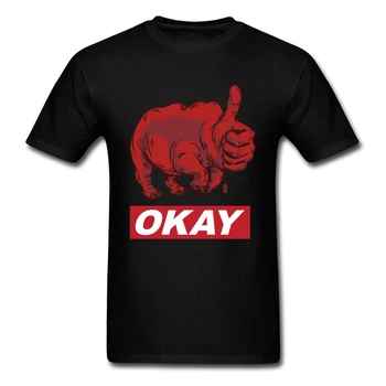 Aukštos Kokybės Brand Tee Marškinėliai Mens Vasaros Negabaritinių Tshirts GERAI Raudona Rhino Medvilnės Top marškinėliai Vyrams trumpomis Rankovėmis Užsakymą