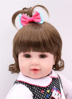 50cm kūdikis reborn Mergina Lėlės Realus Minkšto Silikono Bonecas miega modeliavimo vaikiška Lėlė Baby brinquedos Naujagimiams, Vaikams, Žaislai