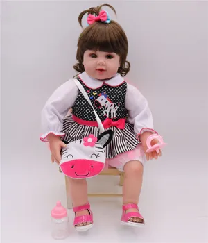 50cm kūdikis reborn Mergina Lėlės Realus Minkšto Silikono Bonecas miega modeliavimo vaikiška Lėlė Baby brinquedos Naujagimiams, Vaikams, Žaislai
