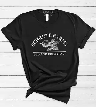 Ūkių Runkeliai Nakvynė ir Pusryčiai T-Shirt O-Kaklo trumpomis Rankovėmis vyriški Marškinėliai Dydis: S-3XL