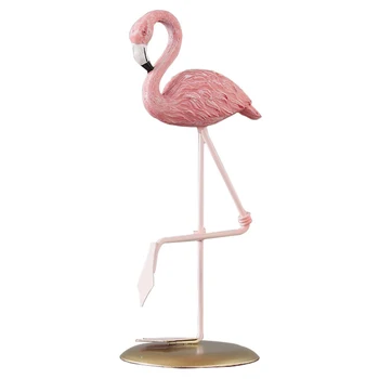 Šiaurės Pink Flamingo Paveikslas Namų Dekoro Dervos Dekoratyvinis Flamingo Ornamentu Kambarį Biure Sodo Namų Dekoro Priedai