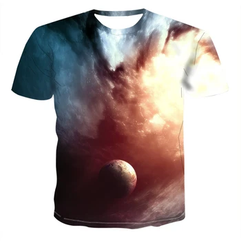 Atsitiktinis 3D spausdinimo marškinėliai atsitiktinis trumparankoviai O - kaklo marškinėliai 3D T - shirt vyrams ir moterims marškinėliai atsitiktinis gatvės stilius