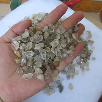 (100g/lot) Gamtos AAAA Rutilo Kvarco Kristalų Krito Akmens 7~12mm Rutilated Natūralus Mineralinis Akmenys & Egzempliorių Fengshui Reiki