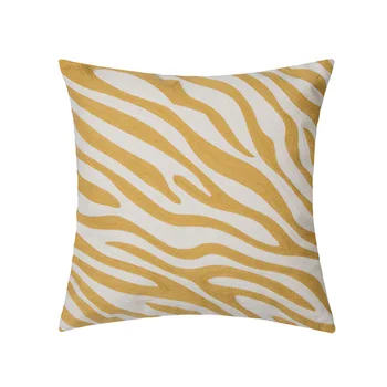 INS geltonas rudas geometrinis sofa-lova dekoratyvinė pagalvėlė padengti siuvinėjimo pliušinis aksomo, kieta pagalvė padengti sėdynės užvalkalas biuras