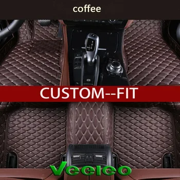 Veeleo+Custom Fit - 6 Spalvos Oda Grindų Kilimėliai Subaru Forester Vandeniui neslidus 3D Priekyje & Priekiniai Kilimai Linijinės
