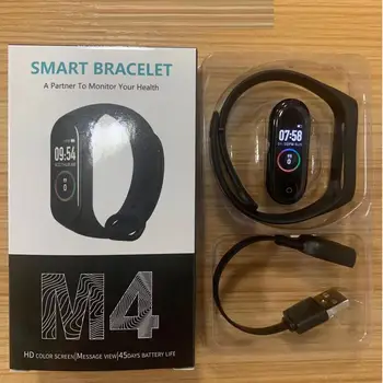 Naujas Smart Apyrankė Smart Activity Tracker M4 Smart Apyrankę Smart Juosta 4 Širdies ritmo Fitness Tracker Smart Žiūrėti Vyrams, Moterims