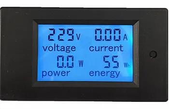 4 in 1 Skaitmeninis Matuoklis LCD Ekranas AC Įtampos Srovės Maitinimo Energijos Voltmeter Ammeter Elektros 20A Apšvietimas