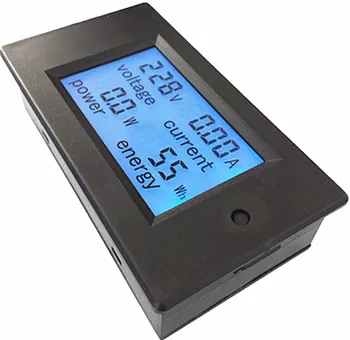 4 in 1 Skaitmeninis Matuoklis LCD Ekranas AC Įtampos Srovės Maitinimo Energijos Voltmeter Ammeter Elektros 20A Apšvietimas