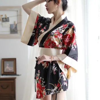Moterų Japonų Kimono Seksualus moteriškas apatinis Trikotažas, Seksualus Kimono moteriškas apatinis Trikotažas, Kostiumai, Cosplay Kostiumai, Seksualus apatinis Trikotažas Moterims Mielas ir Žaismingas