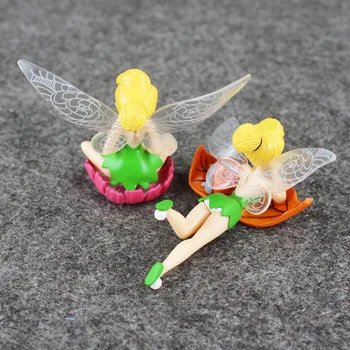 4pcs/Set Miniatiūriniai Skraidymo Gėlių Sodas Kraštovaizdžio Gėlių Ornamentais Sultingi Apdailos Animacinių filmų Dovanos