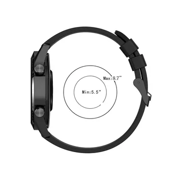 Smart Watch Band Dirželiai Huawei Honor Žiūrėti GT 2 Pro GS GT Pro 2e Magija 2 GT2 46/42mm Riešo Dirželis su Silikono Apyrankė
