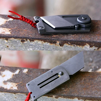 Nano Ašmenys Naudingumas Multi peiliukas Mini Key Chain Taktinis EDC Išgyvenimo Kempingas Lauko Peilis Įrankių Remonto