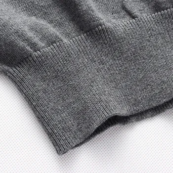 2019 Megztinis Vyrams, Atsitiktinis Mens Puloveriai O-kaklo Knittwear Medvilnės Mens Dryžuotas Megztiniai Traukti Homme Rudenį Slim Fit V-3xl