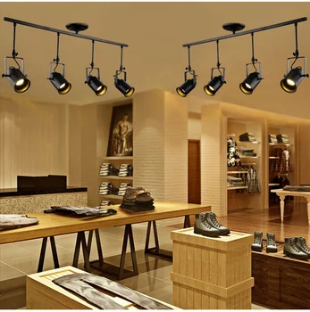 1/2/3/4heads Amerikos takelių modernus minimalistinio kambarį baras, drabužių parduotuvės, restoranas, LED žibintai kūrybos šviesa Retro 110-240V