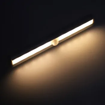 10LED spinta šviesos spindulių žmogaus kūno indukcijos kabineto spinta lempos ilgio aliuminio lydinio lempos