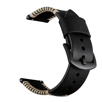 20mm Universalus Smart Watch Band Laikrodžio Dirželis Odinis Sporto Pakeitimo Juosta, Diržu, 