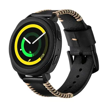 20mm Universalus Smart Watch Band Laikrodžio Dirželis Odinis Sporto Pakeitimo Juosta, Diržu, 
