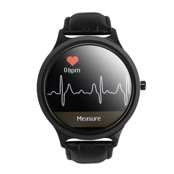 W18 1.33 Colių Didesnių Visą Paspauskite Sn RAM 1G Širdies ritmo Monitorius Muzikos Valdymo Oras Smart Watch Odos arba Nerūdijančio