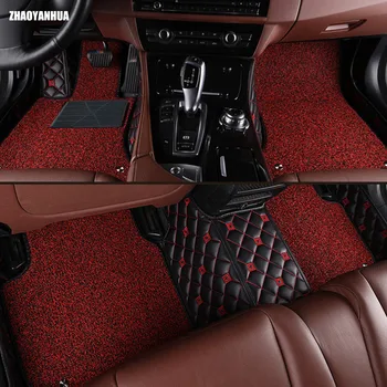 Specialių padarė automobilių kilimėliai Honda HRV HR-V Vezel 5D sunkiųjų puikus atveju kilimai kilimas, odiniai įdėklai