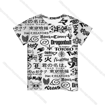 3D Atspausdintas VIENAS GABALAS T-shirt Vaikų Berniukų, Mergaičių Bamblys Mados Naujo Stiliaus Marškinėliai Juokinga Laisvalaikio Trumpas Rankovės