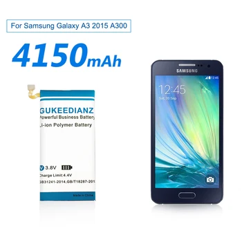 GUKEEDIANZI EB-BA300ABE 4150mAh Baterijos Samsung Galaxy A3 Versija A300 A3000 Aukštos Kokybės Telefoną, Baterijos Pakeitimas