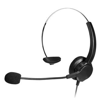 USB Skambučių Centro Ausinės su Triukšmo Panaikinimo Mikrofonas Home Office Telefonu, Klientų Aptarnavimas