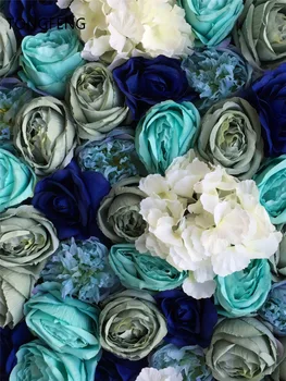 10vnt/daug Dirbtinio šilko rožė, bijūnas 3D gėlių sienos vestuvių foną dekoruoti gėlių runner vestuvių etapas apdailos TONGFENG