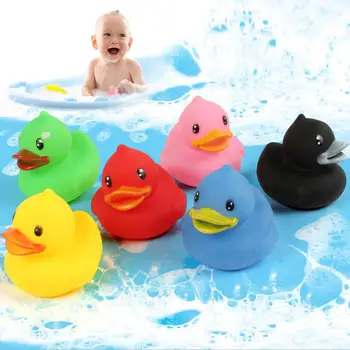 6PCS Animacinių filmų Vonios Žaislų Rinkinys Vaikams, Vonia Vandens Tiekimo Vonia Esminius Klasikinis Antis Žaislas Kūdikiui Komfortą Lėlės