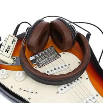 1pc Gitara Plug Mini Nešiojamieji Įkrauti Elekş Headphone Amp Stiprintuvas Acoustic/ Rock/ Metal/ Nedelsiant/