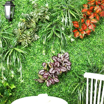 žali lapai, vandens žolės Plastiko žalumos, Dirbtiniai Augalai Žalia Žolė plastikinių gėlių, Augalų Vestuvių Namų Puošybai Stalo Dekoras