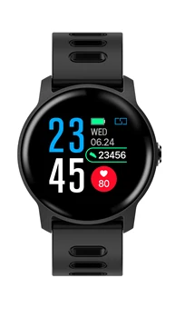 IP68 Vandeniui Smart Watch Vyrų Fitneso Tracker Širdies ritmo monitorius Smartwatch Moterų Laikrodis 