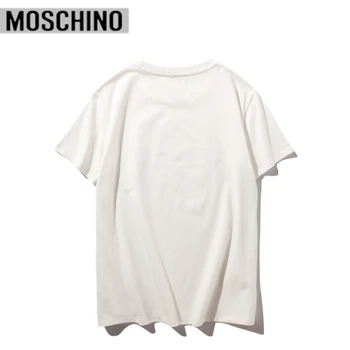 2020 Moschino T-Shirt Šalmas Lokys Moterų Marškinėliai trumpomis Rankovėmis Viršūnes, O-Kaklo Marškinėliai Moterims ir Vyrams, Poroms Mėgėjams