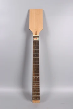 Elektrinė gitara kaklo pakeitimas 24 nervintis 24.75 colių Irklas galvos Raudonmedžio fretboard Nustatyti gitara dalių #D5