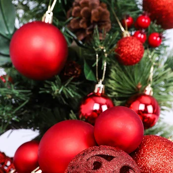 100vnt Kalėdų Kamuolys Lange Galima Nustatyti Atostogų Kalėdų Eglutės Ornamentu Dekoravimui Kalėdų Dekoracijos