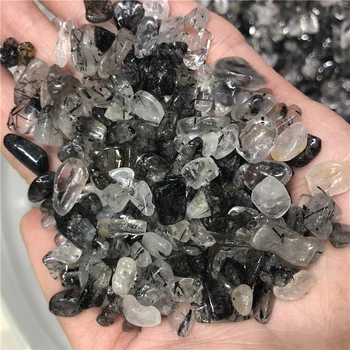 Aukščiausios kokybės natūralių juoda quartzrutilated kristalas brangakmenio reiki gydymo, meditacijos black crystal išsklaidyti neigiamą energiją